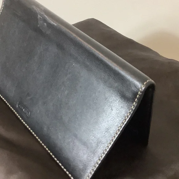 Coach Black Leather Wallet - Picture 2 of 4